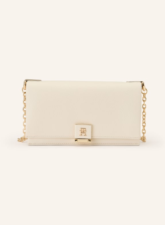 TOMMY HILFIGER Schultertasche CREME / GOLD