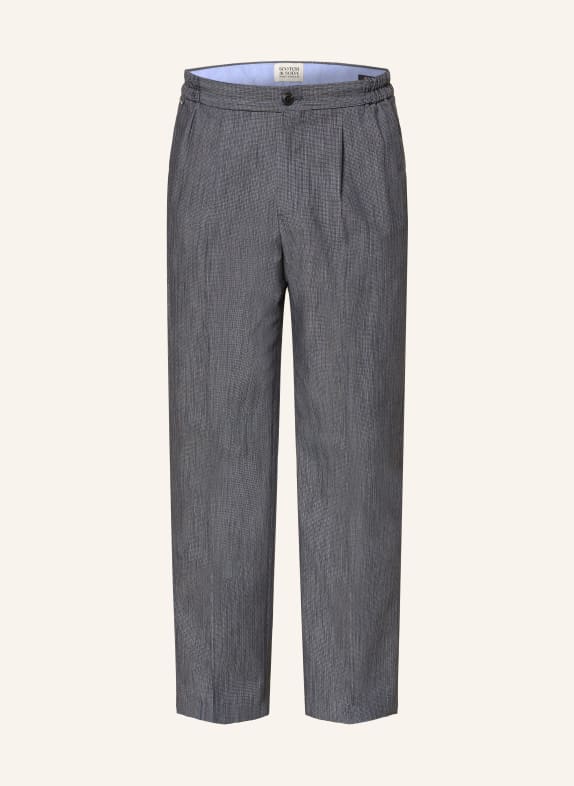 SCOTCH & SODA Pantalon chino OLIVER coupe décontractée BLEU FONCÉ / CHAMEAU / ÉCRU