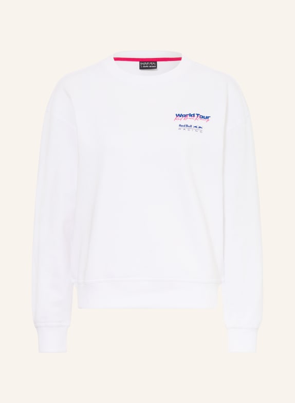 Red Bull RACING x PEPE JEANS Sweatshirt WIT / ROZE / BLAUW