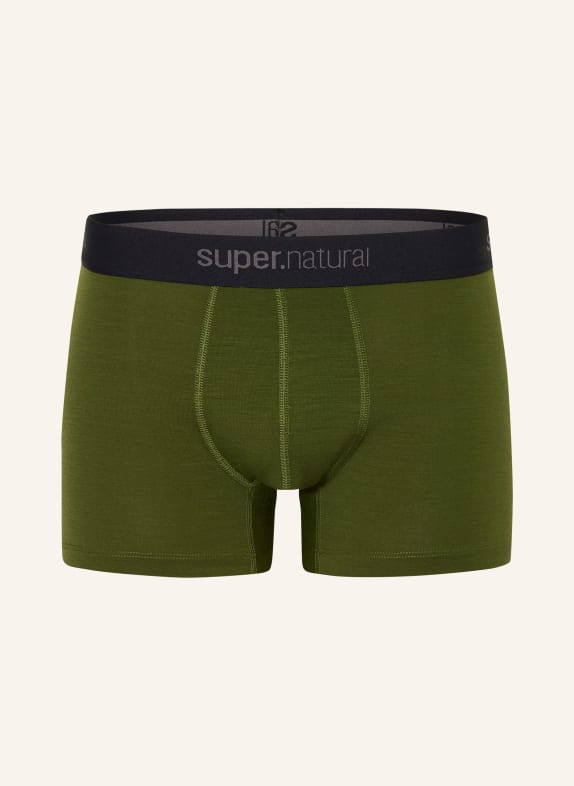super.natural Functionele boxershorts TUNDRA175 BOXER met merinowol OLIJF / ZWART