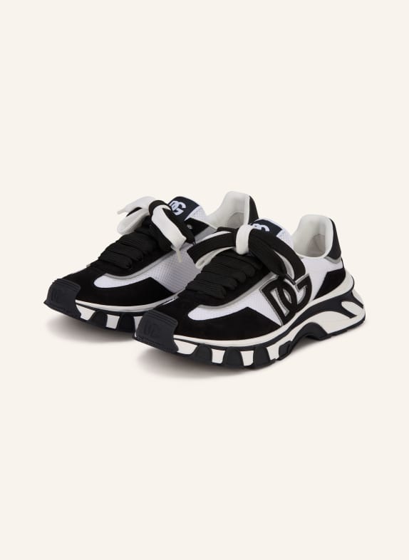 DOLCE & GABBANA Sneaker SCHWARZ / WEISS