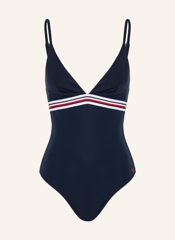 TOMMY HILFIGER maillot de bain BLEU FONCÉ / ROUGE / BLANC