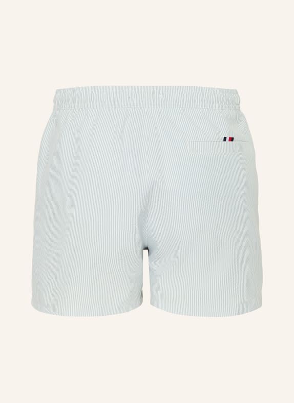 TOMMY HILFIGER zwemshort MINT / WIT