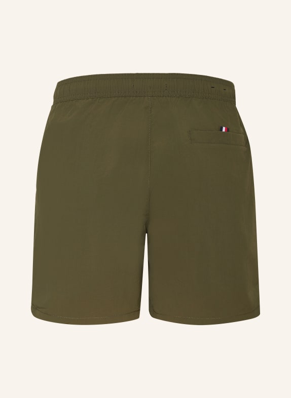 TOMMY HILFIGER zwemshort KAKI / WIT