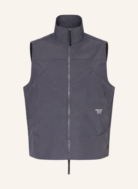 PAS NORMAL STUDIOS Gilet OFF-RACE GRIS FONCÉ