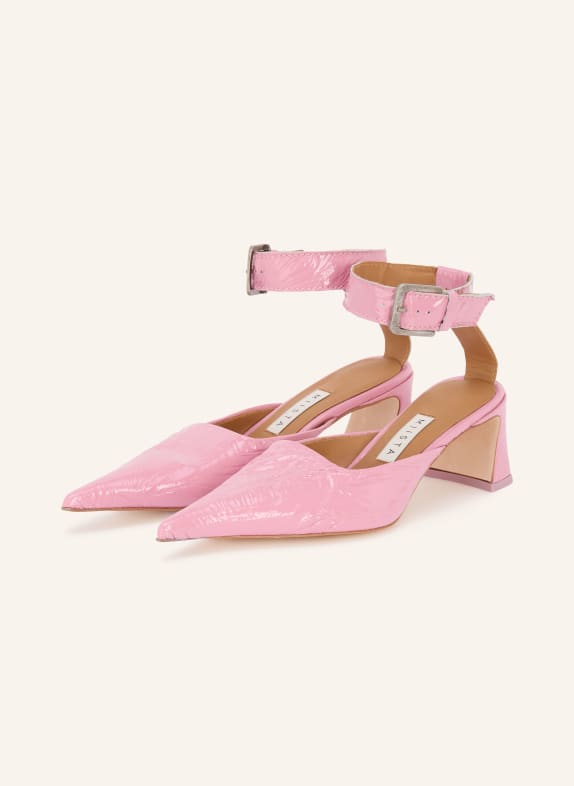 MIISTA Patent Leather Pumps QORI PINK