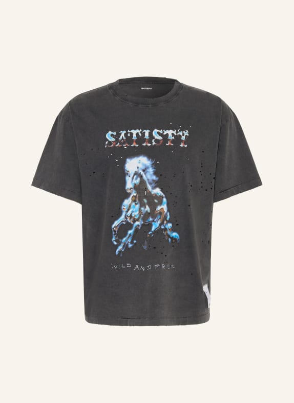 SATISFY Hardloopshirt MOTHTECH ZWART