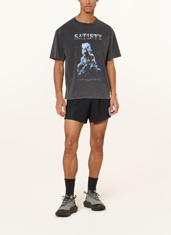 SATISFY Hardloopshirt MOTHTECH ZWART