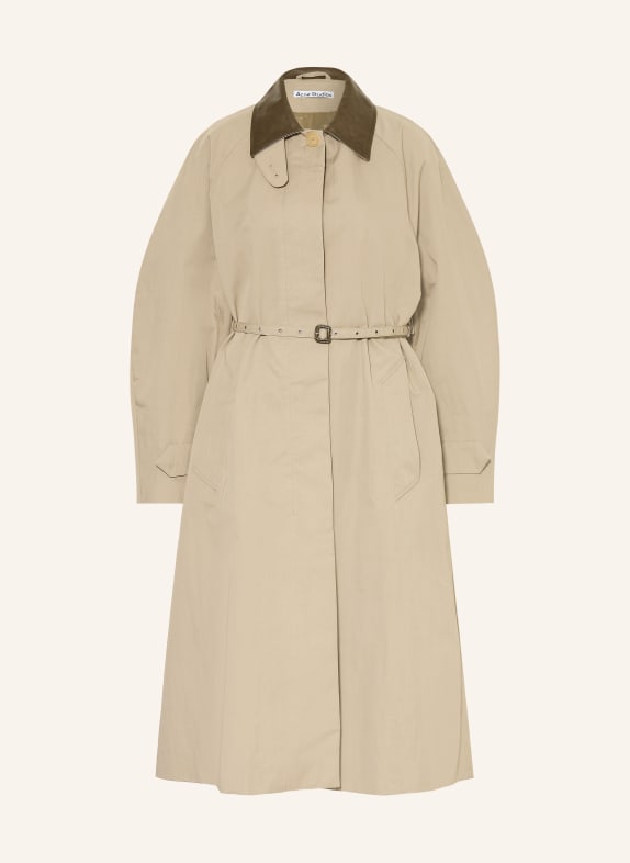 Acne Studios trenchcoat GRIJS / KAKI