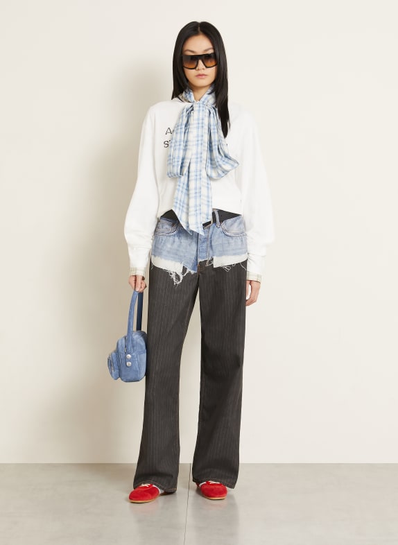 Acne Studios Wide Leg Jeans AIL BLUE/BLACK