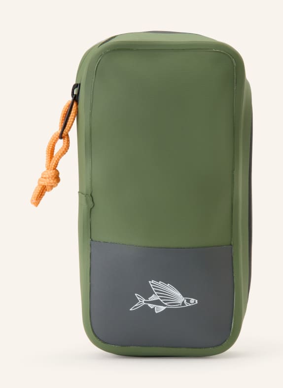 CAFÉ DU CYCLISTE pouzdro OLIVOVÁ / TMAVĚ ŠEDÁ