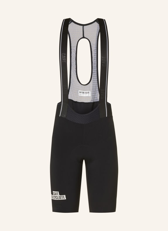 CAFÉ DU CYCLISTE Fietsbroek VICTOIRE met bretels en gewatteerd inzetstuk ZWART