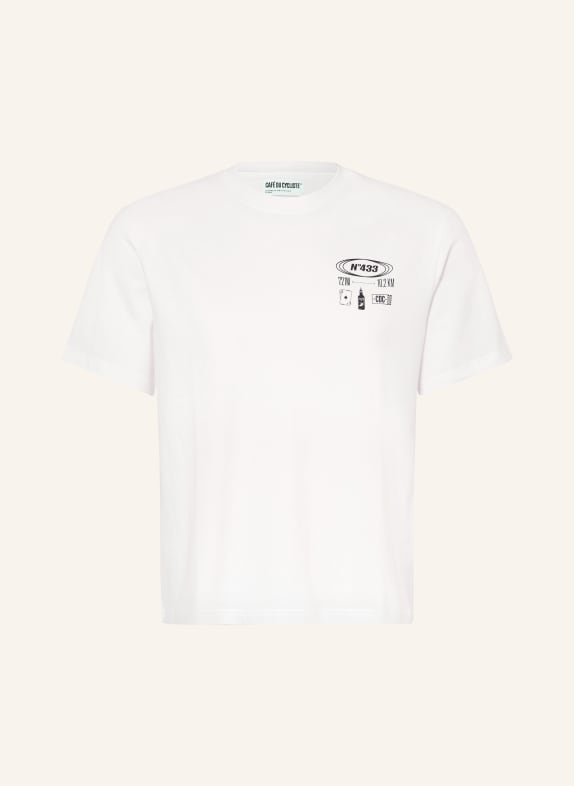 CAFÉ DU CYCLISTE T-Shirt COL SA CALOBRA CREME / BLAU / SCHWARZ