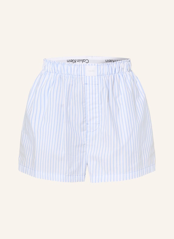Calvin Klein short de nuit BLEU CLAIR / BLANC