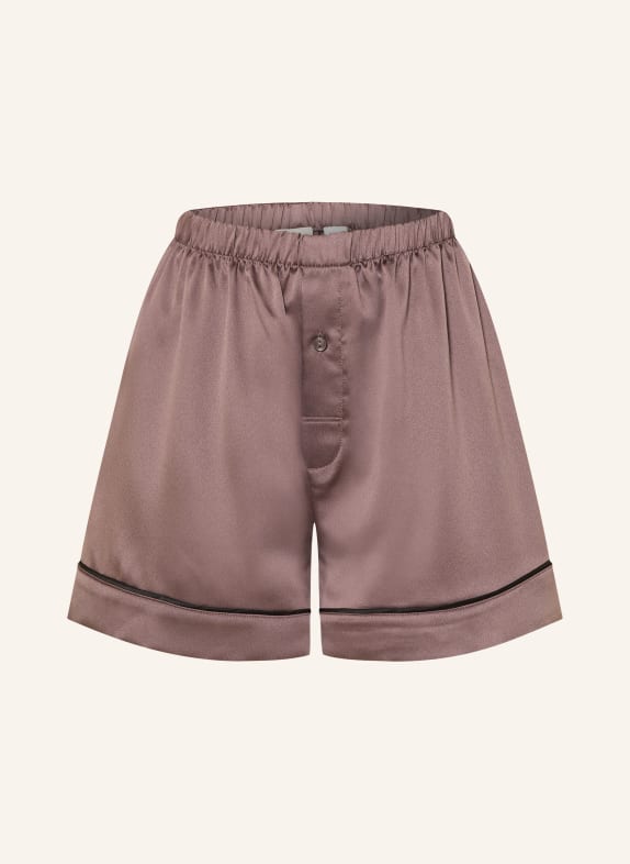 Calvin Klein Slaapshort SATIN SHEEN van satijn TAUPE