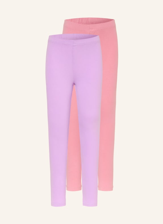 s.Oliver RED Lot de 2 leggings VIEUX ROSE / LILAS