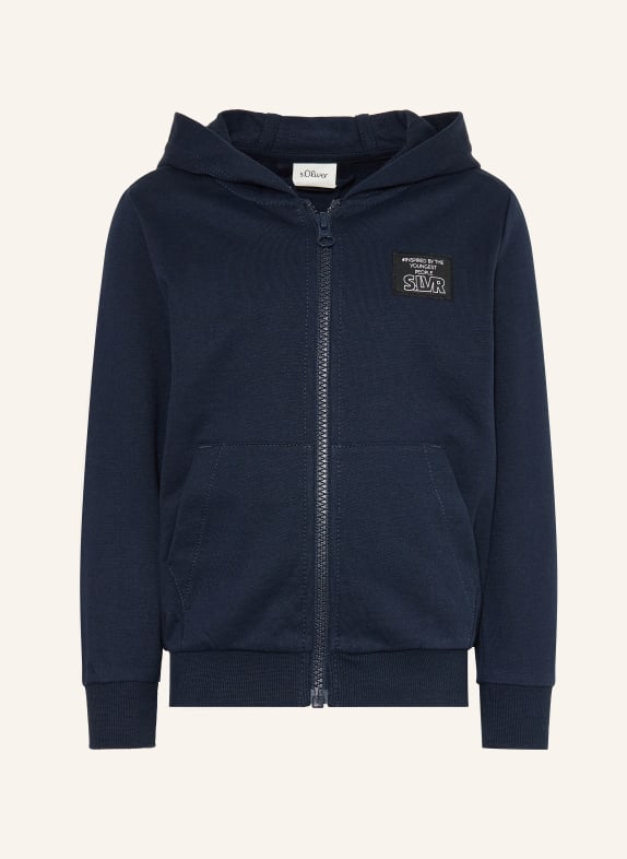 s.Oliver RED Sweatjacke DUNKELBLAU