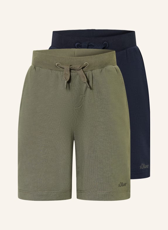 s.Oliver RED Shorts OLIV / DUNKELBLAU
