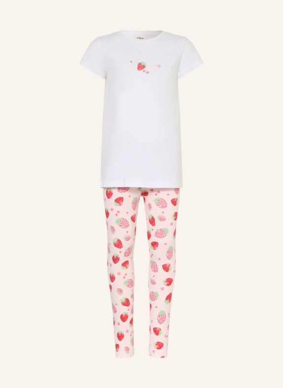 s.Oliver RED Schlafanzug WEISS / ROSA / ROT