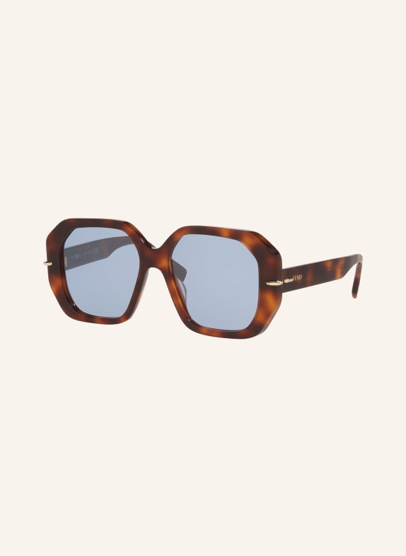 FENDI Lunettes de soleil FN000926 HAVANA/ BLEU