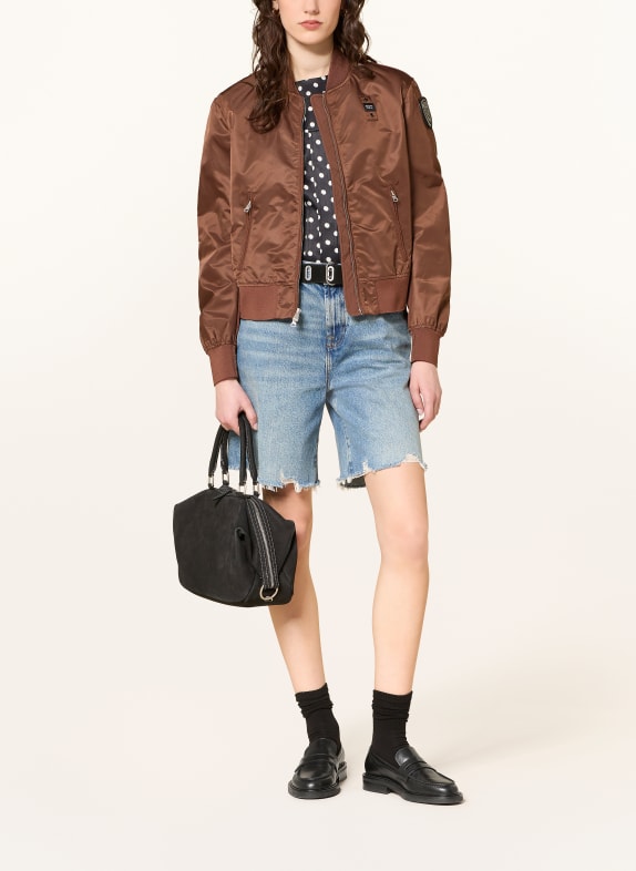 Blauer Blouson LAURIE BRAUN