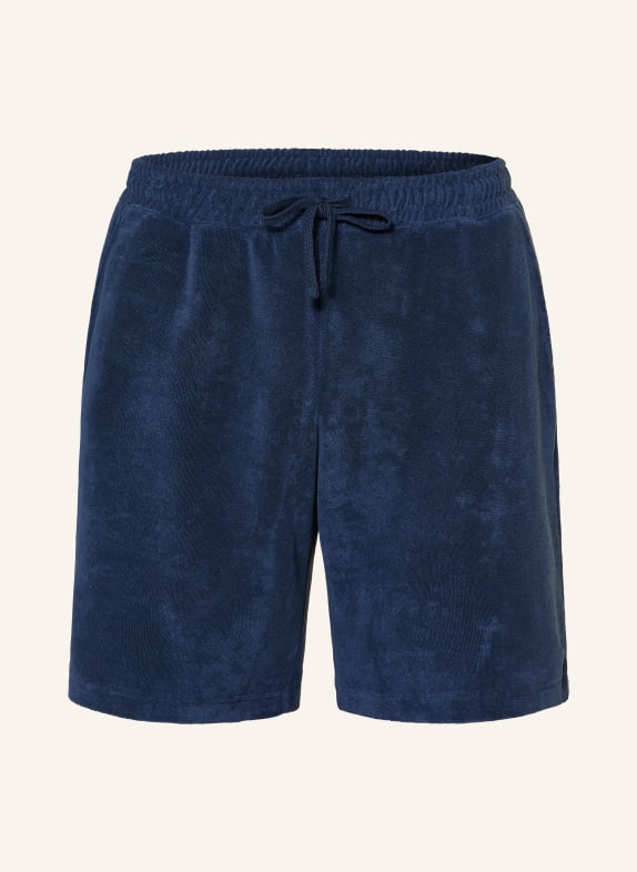TOMMY HILFIGER Badstof shorts DONKERBLAUW