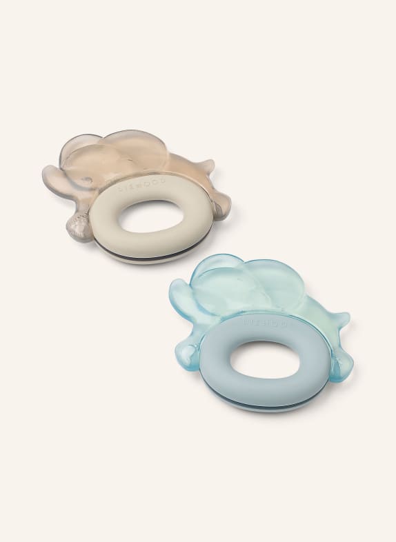 LIEWOOD Sada 2 kousacích kroužků RITA TMAVĚ MODRÁ / BÉŽOVÁ