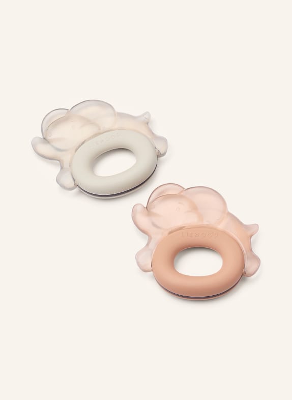 LIEWOOD Sada 2 kousacích kroužků RITA LOSOSOVÁ / KRÉMOVÁ