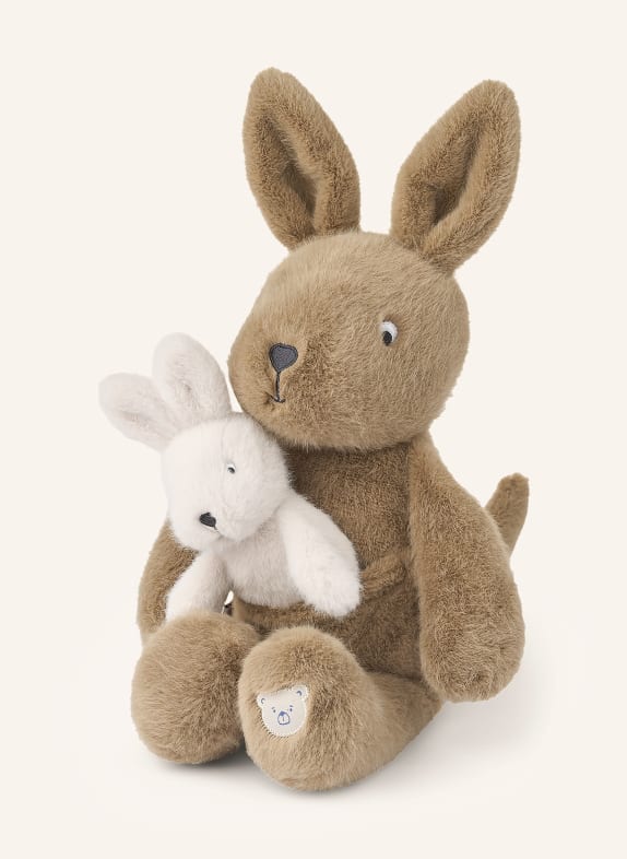 LIEWOOD Plyšová hračka KELLY KANGOROO MOMMY &amp; ME HNĚDÁ / BÍLÁ