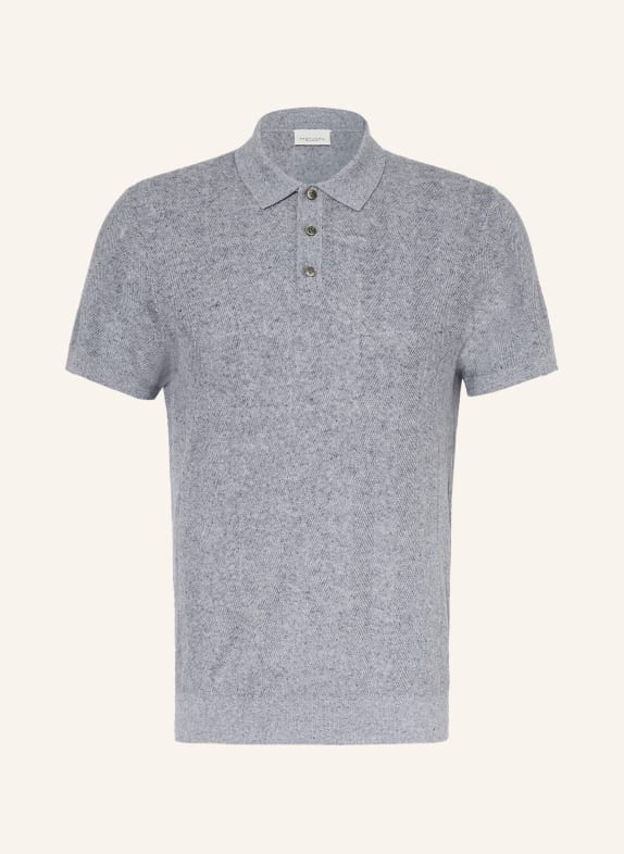 PROFUOMO Polo en maille BLEU GRIS