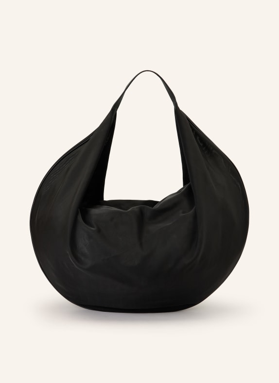 AESTHER EKME Beuteltasche RAY LARGE SCHWARZ / SILBER