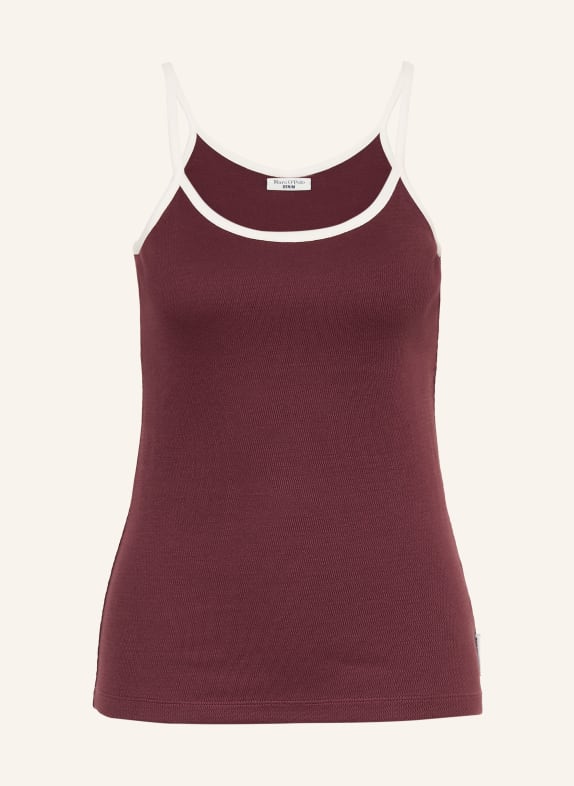 Marc O'Polo DENIM Top DUNKELROT / CREME