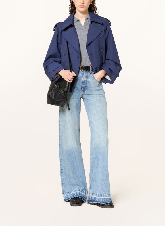 DUNO Veste trench BAMI BLEU FONCÉ