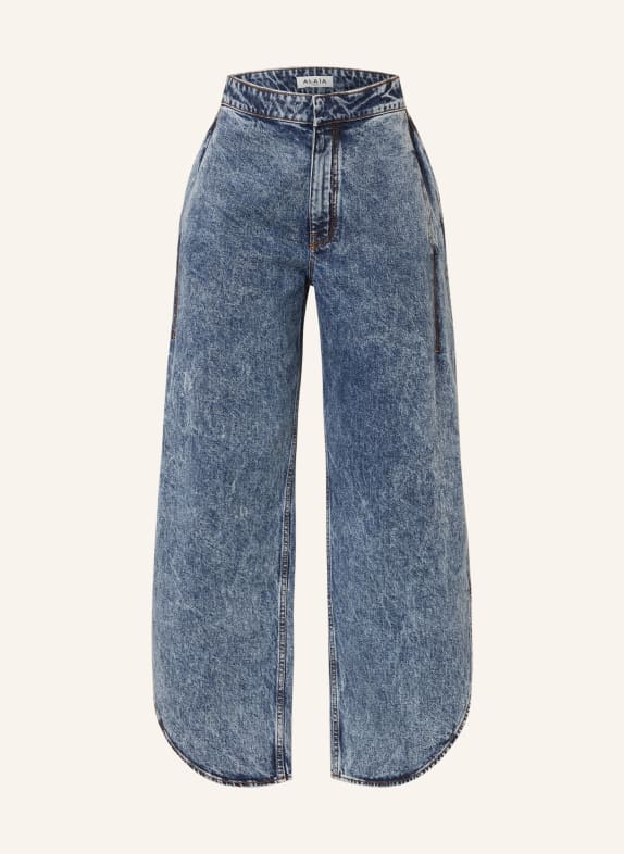 ALAÏA Jeans à jambes larges 524 BLEU NEIGE
