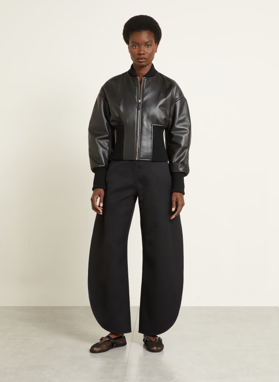 ALAÏA Hose PETAL SCHWARZ