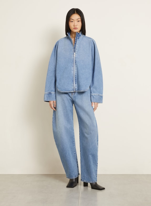 ALAÏA spijkerjasje A21 CLOUDY BLUE