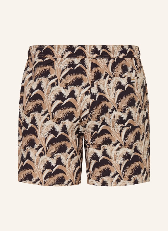 BOSS Zwemshort PIKE ZWART / KAKI