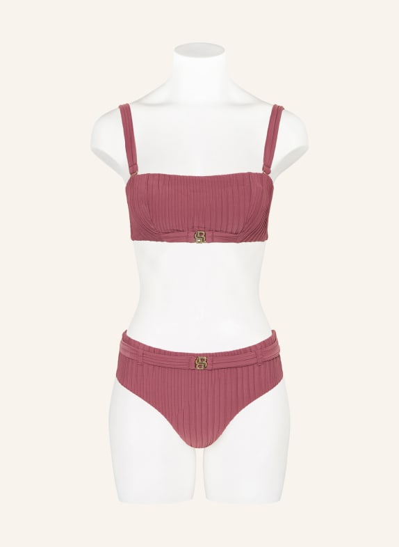 BOSS Basic bikinibroekje DOUBLE B DONKERROOD