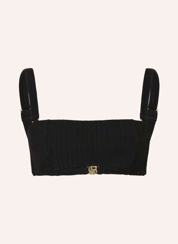 BOSS Haut de bikini bandeau DOUBLE B NOIR