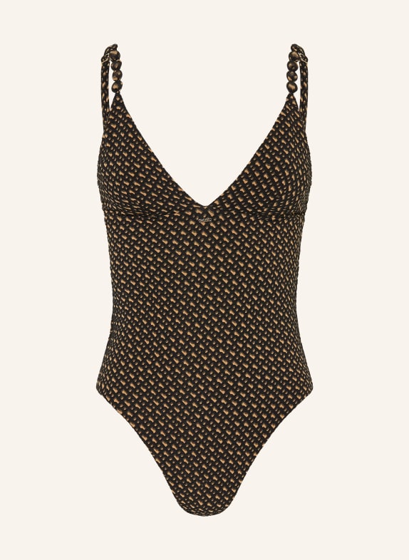 BOSS Maillot de bain BOSS PEARL NOIR / CHAMEAU