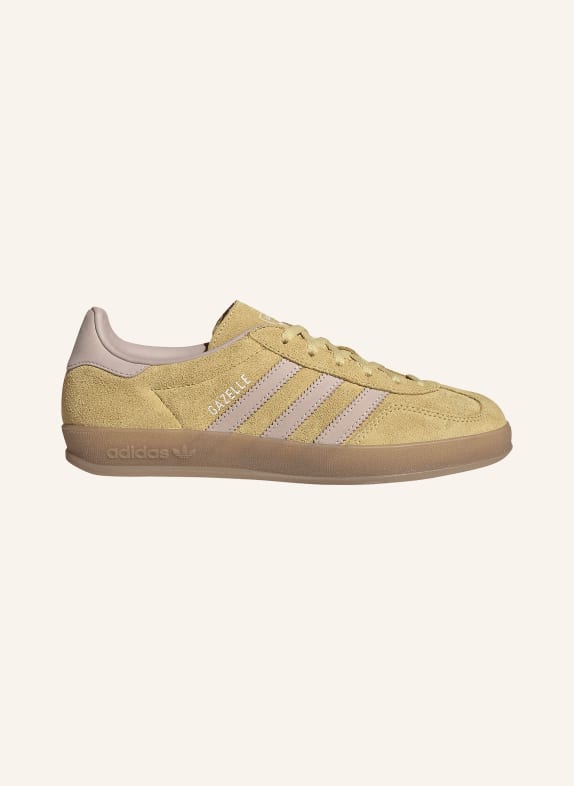 adidas Originals Sneaker GAZELLE INDOOR DUNKELGELB / HELLROSA