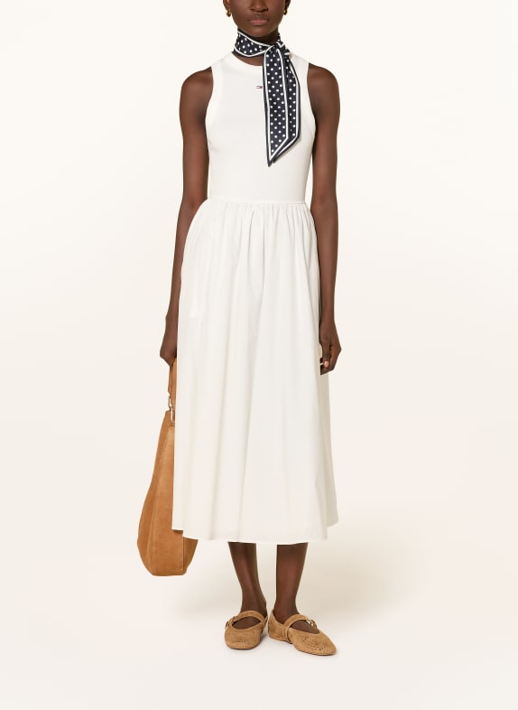 TOMMY JEANS Robe en mélange de matières BLANC