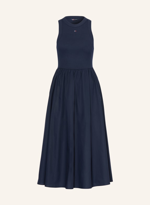 TOMMY JEANS Dress in a mix of materials DARK BLUE