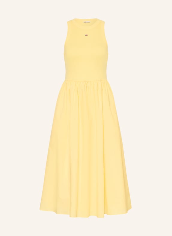 TOMMY JEANS Dress in a mix of materials YELLOW