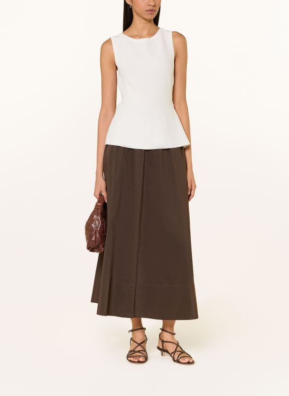 LIU JO Top qua materiaalcombinatie ECRU
