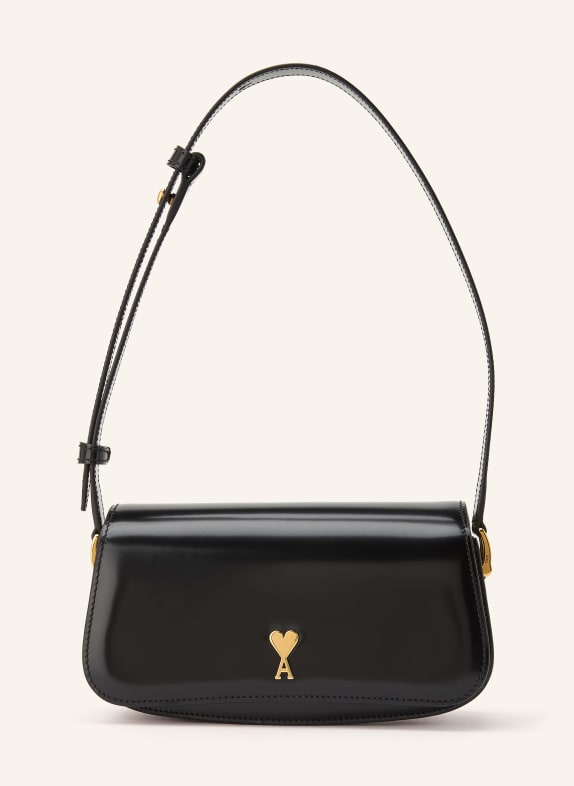 AMI PARIS Schultertasche SCHWARZ / GOLD
