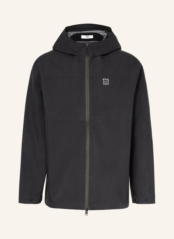 66°NORTH Regenjas ADALVIK ZWART
