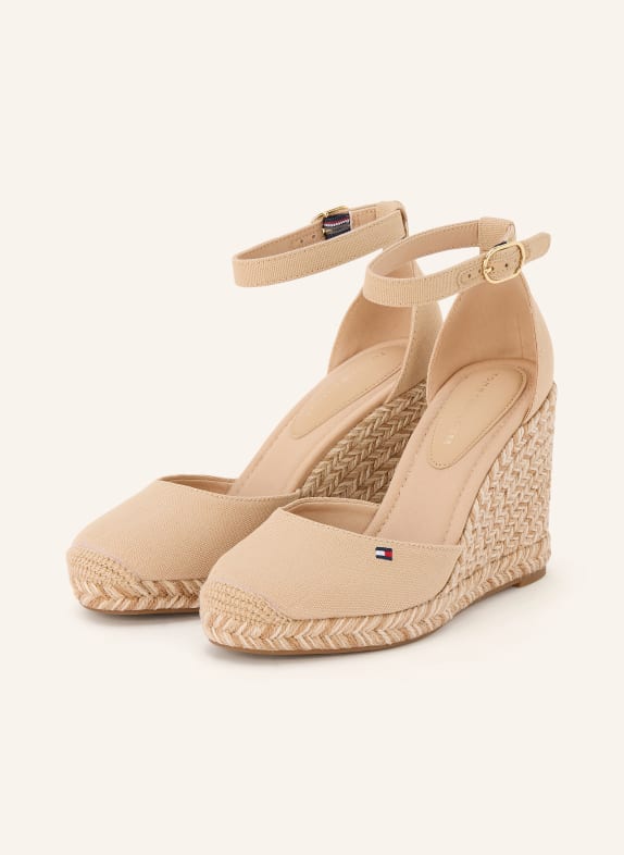 TOMMY HILFIGER Wedges CAMEL