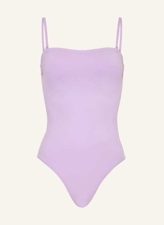 VILEBREQUIN Maillot de bain bandeau SOLID FACETTE LILAS CLAIR