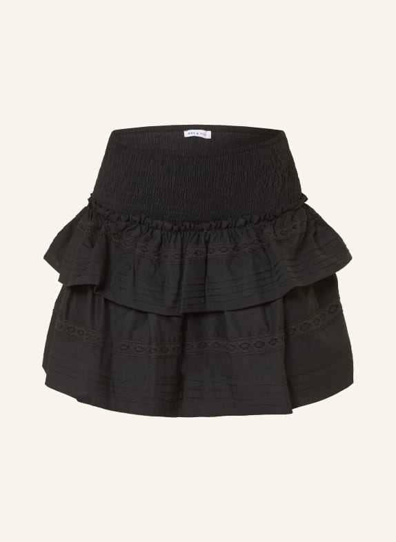 MRS & HUGS Jupe à dentelle et volants NOIR